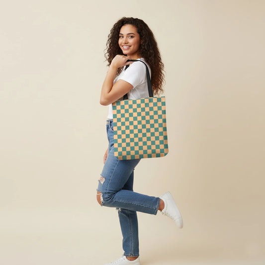 Pattern tote bag all over print