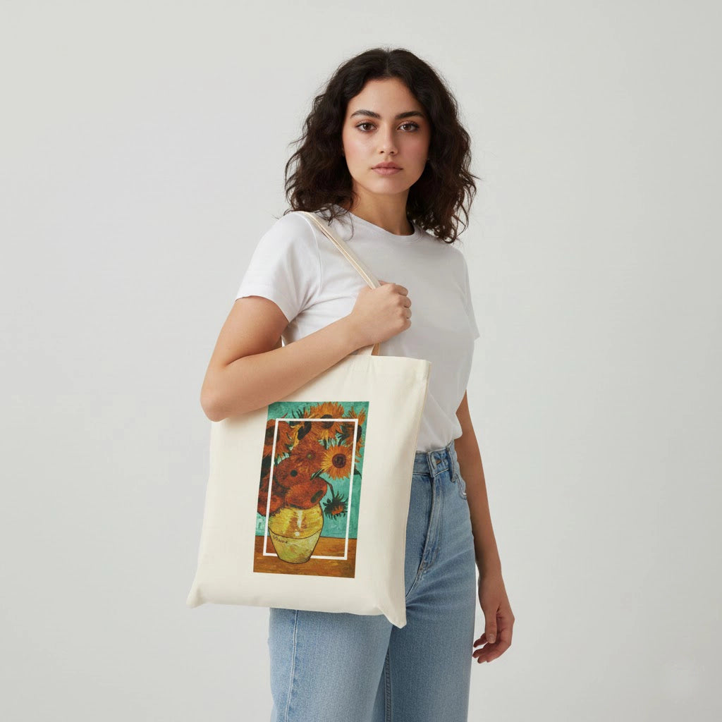 Vase Flower tote bag