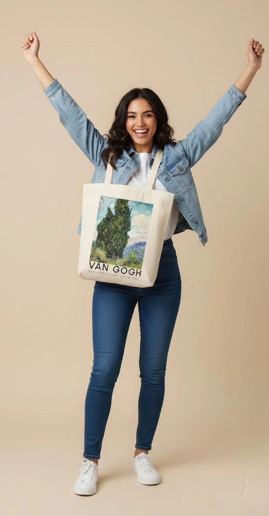 Van Gogh Flower tote bag