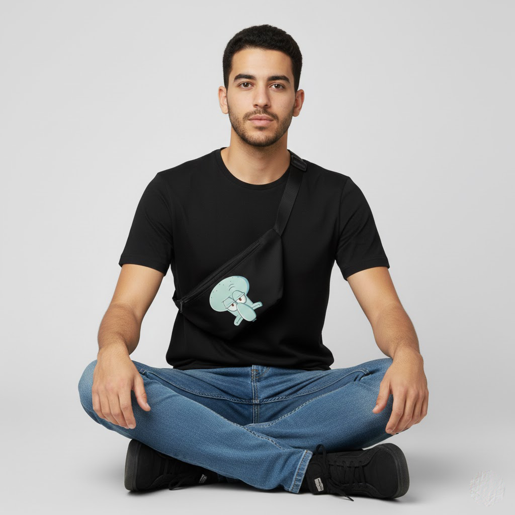 Shaffek Blue Fanny Pack