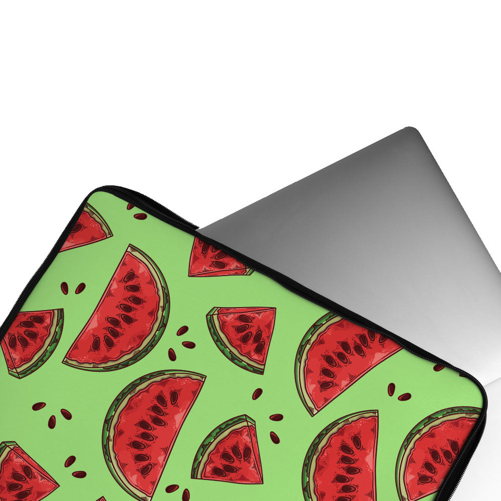 Waterlmelon-green Laptop sleeve