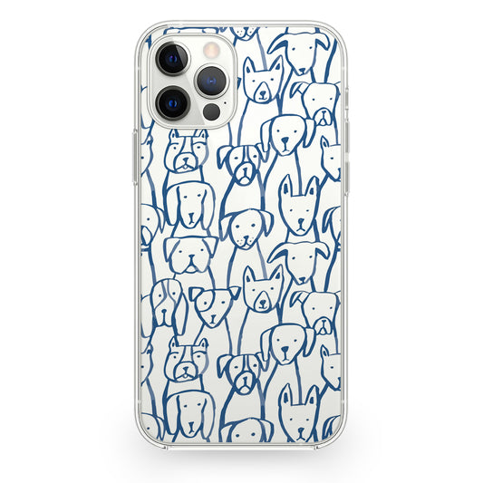 Blue Dog Phone Case