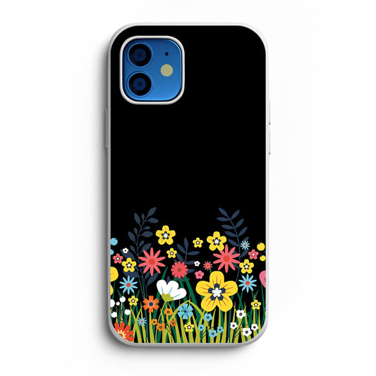 Flower Black Phone Case.