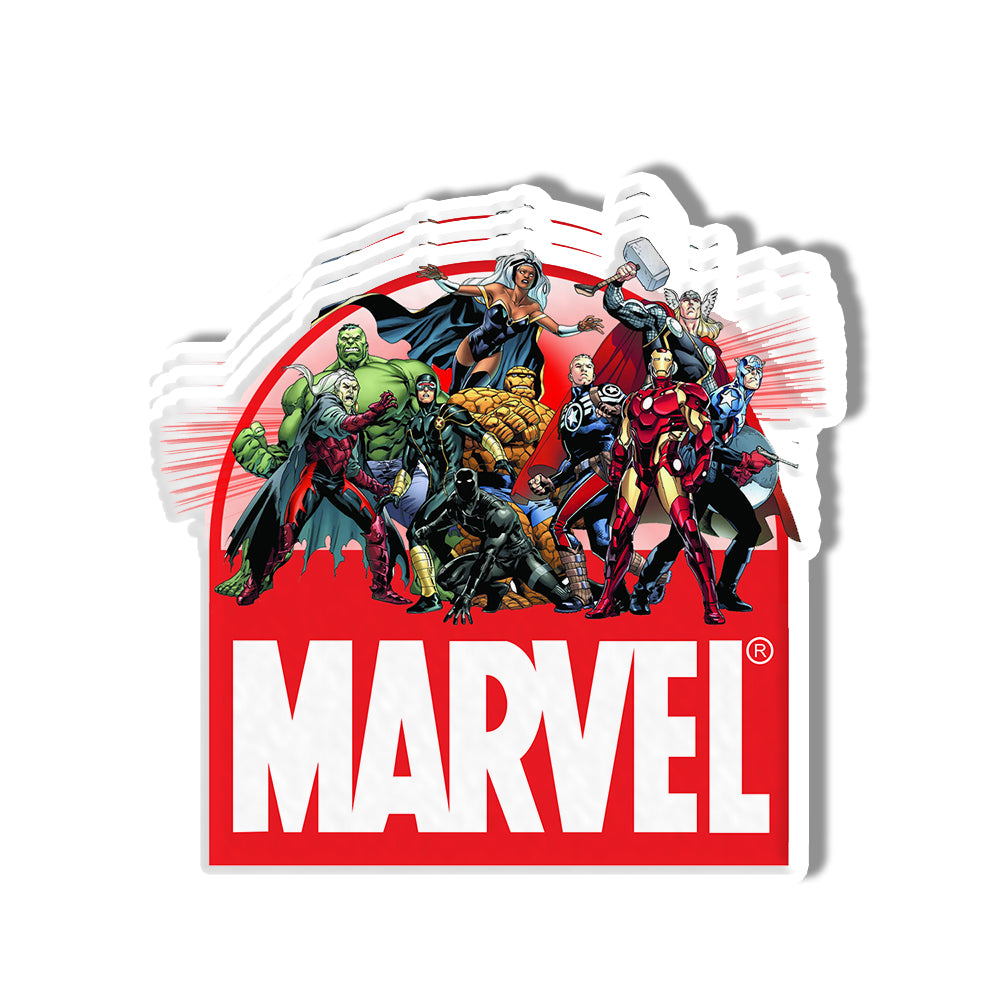 Marvel Faces Sticker