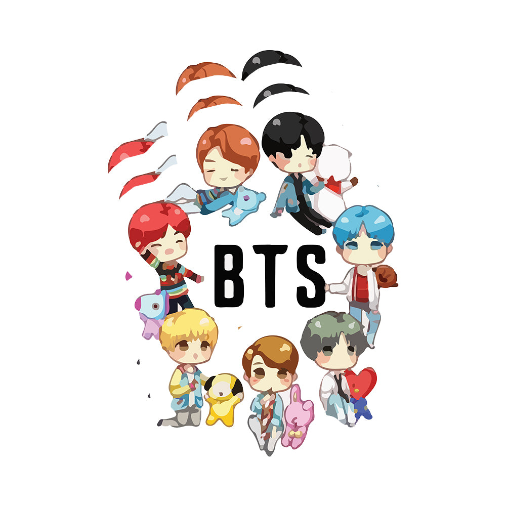 Bts Character Sticker