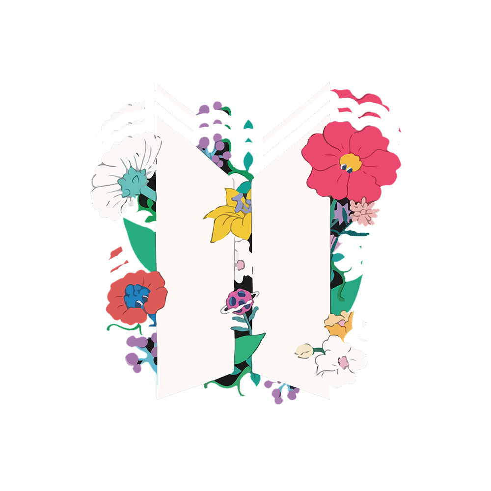 Bts Flower Sticker