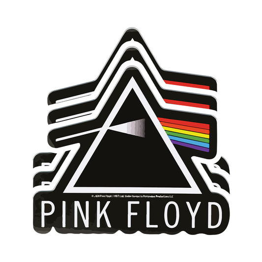 Pink Floud Black Sticker