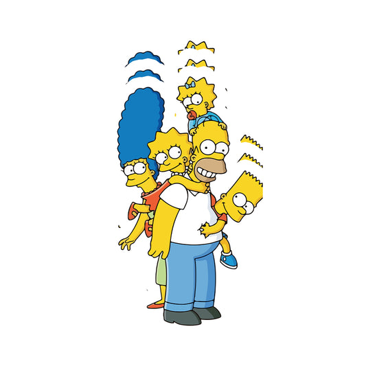 Simpsons Family Sticker