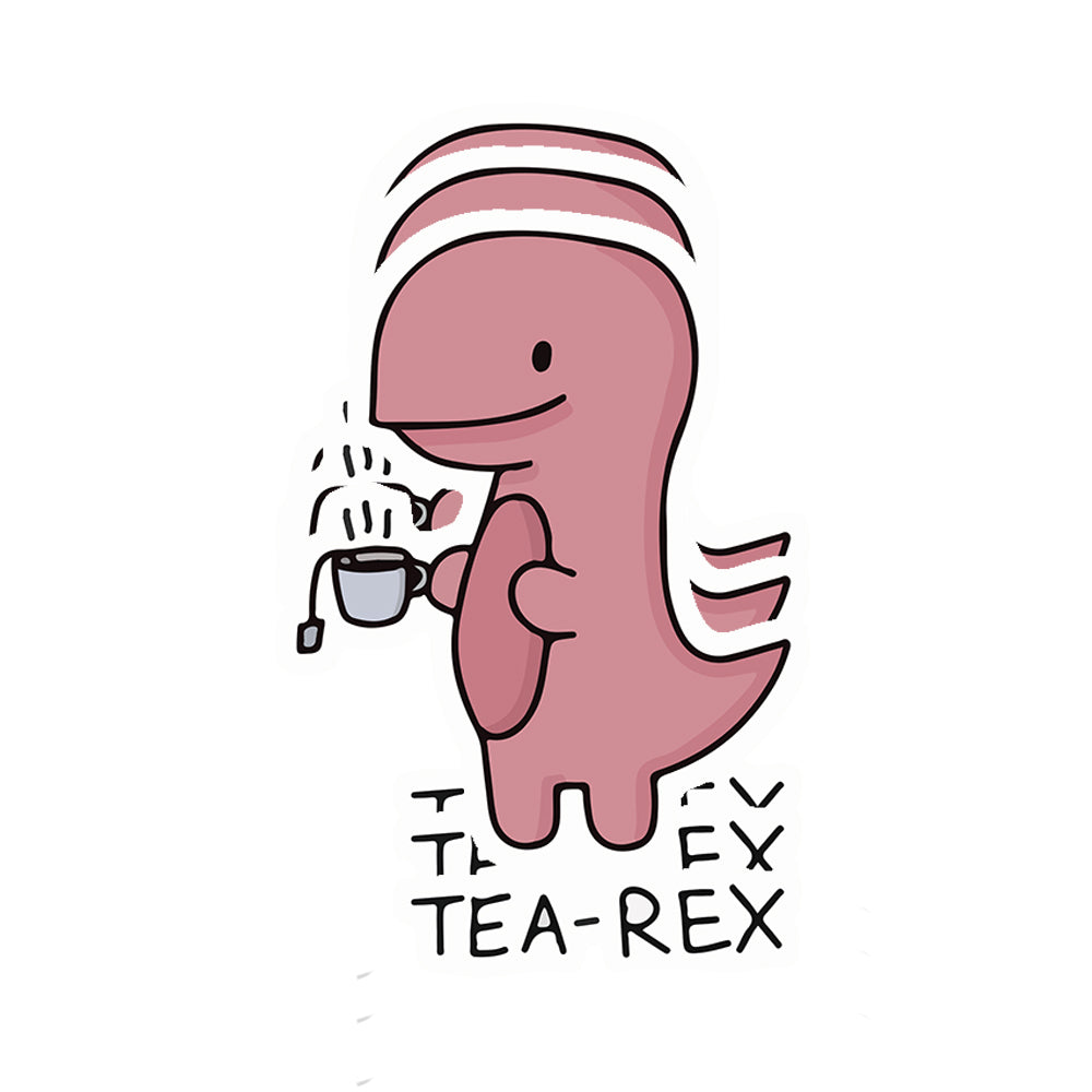 Tea Rex Sticker