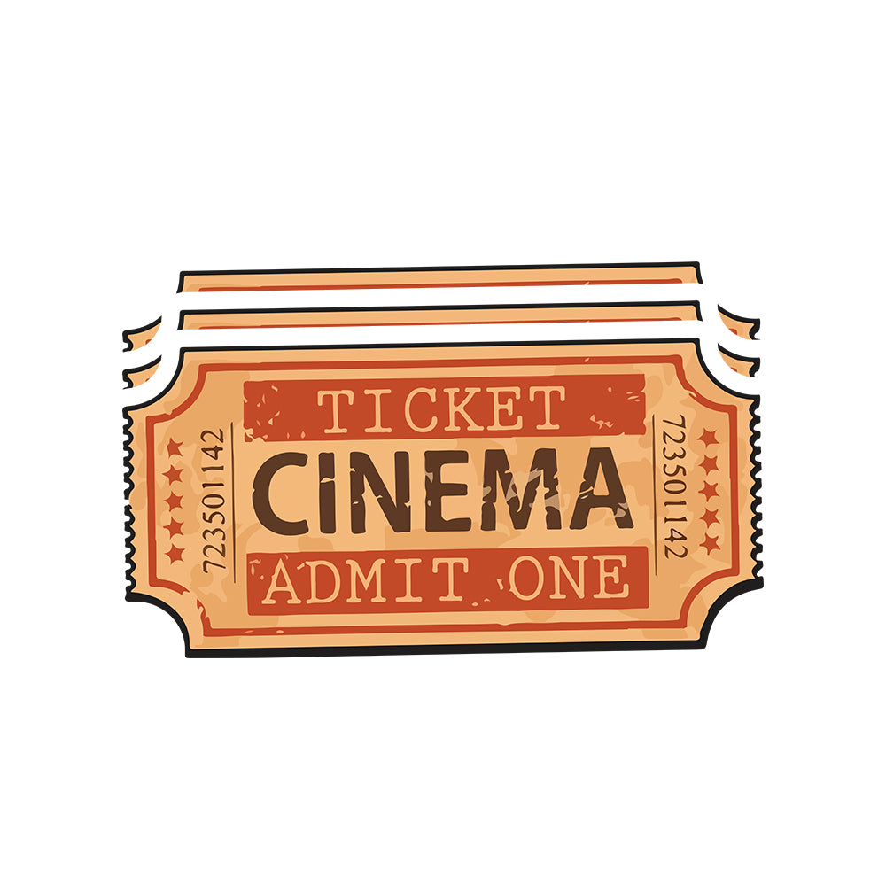 Ticket Cinema Sticker